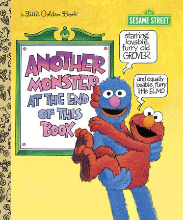 Whimsical cover art for Sesame Street themed Another Monster At the End of This Book