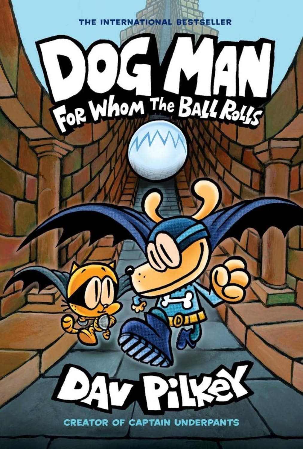 Dog Man: For Whom the Ball Rolls: A Graphic Novel (Dog Man #7) by Dav Pilkey (Author and Illustrator)