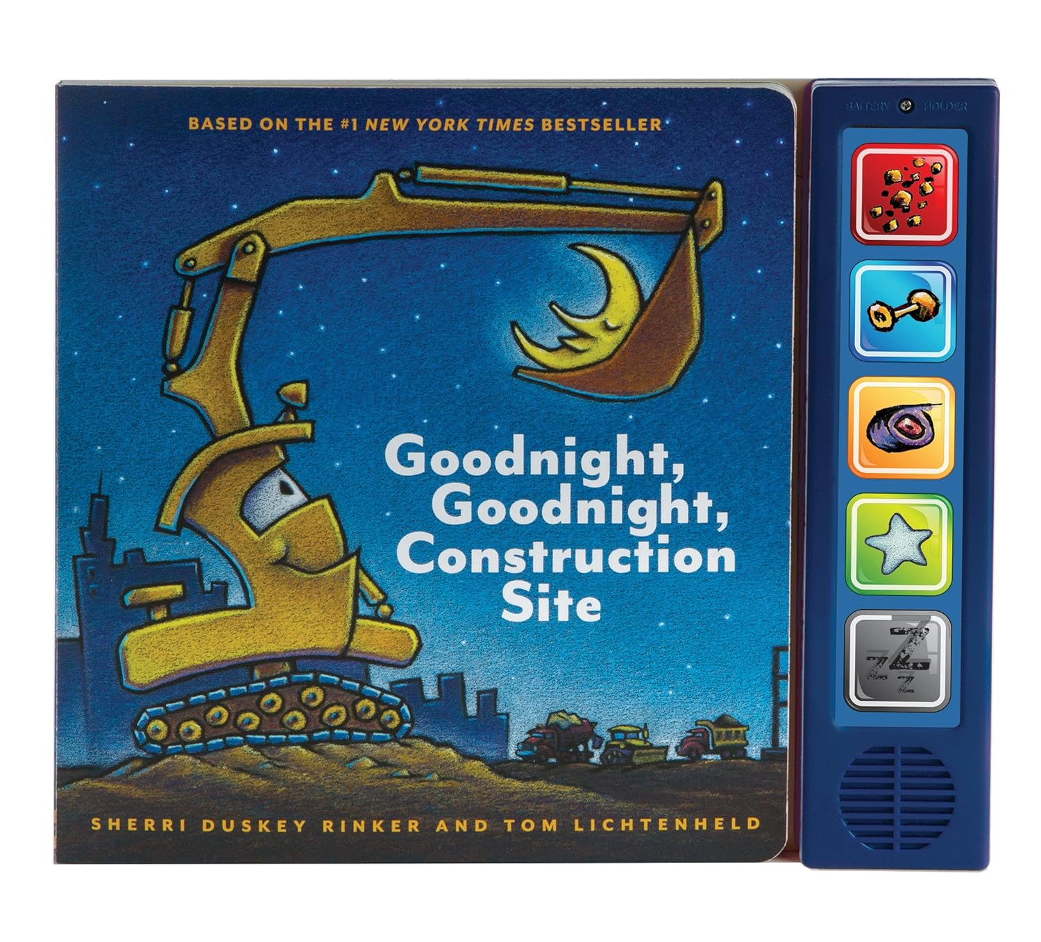 Goodnight, Goodnight Construction Site Sound Book by Sherri Duskey Rinker (Author) and Tom Lichtenheld (Illustrator)