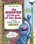 Book cover of 'The Monster at the End of this Book' featuring Grover from Sesame Street.