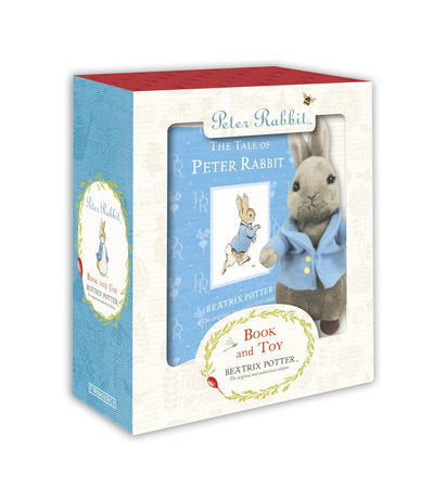 Gift box set of Tale of Peter Rabbit book and plush Peter Rabbit bunny