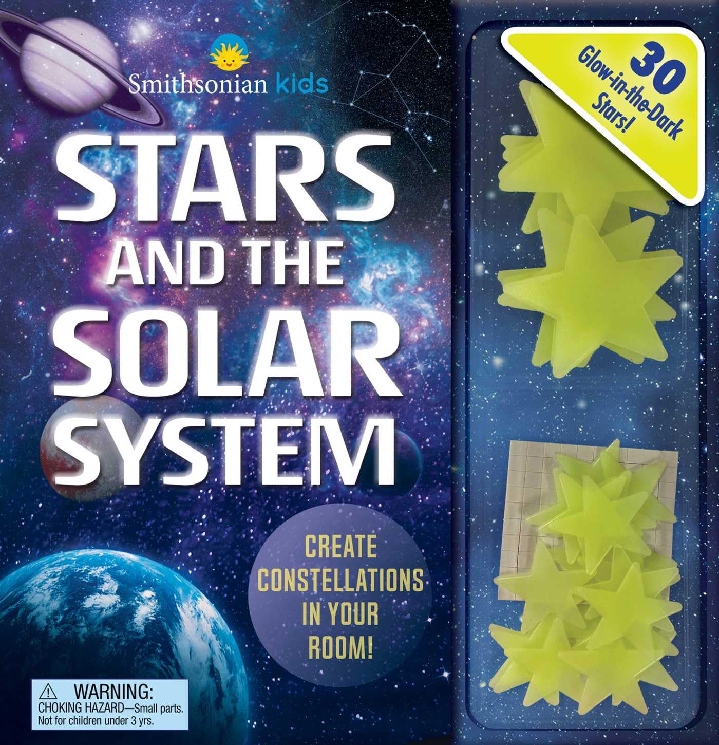 Smithsonian Kids: Stars and the Solar System: 30 Glow-In-The-Dark Stars! by Courtney Acampora (Author)