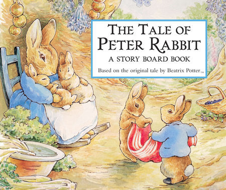 Classic whimsical cover art for The Tale of Peter Rabbit